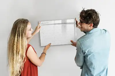 Popisovatelná magnetická tabule jednoduché menu