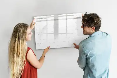 Popisovatelná magnetická tabule jednoduché menu