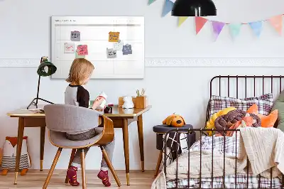 Popisovatelná magnetická tabule jednoduché menu