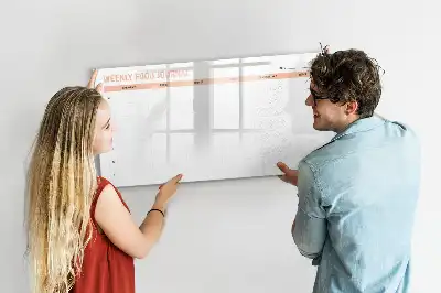Magnetická kreslící tabule týdenní plánovač jídelníčku