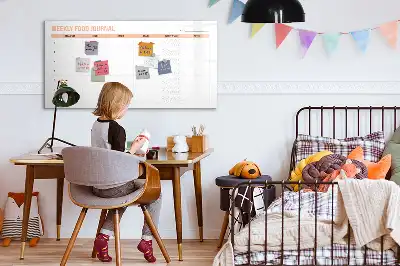 Magnetická kreslící tabule týdenní plánovač jídelníčku