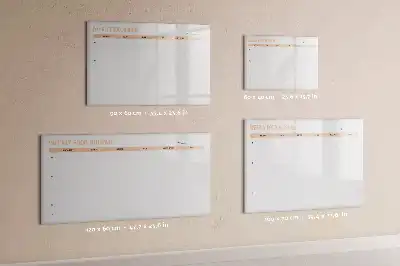 Magnetická kreslící tabule týdenní plánovač jídelníčku