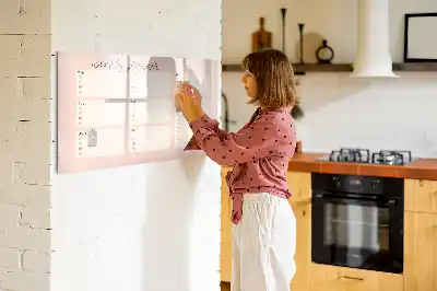 Magnetický týdenní plánovač v roztomilém provedení s možností psaní