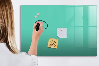 Magnetická kreslící tabule v tyrkysové barvě