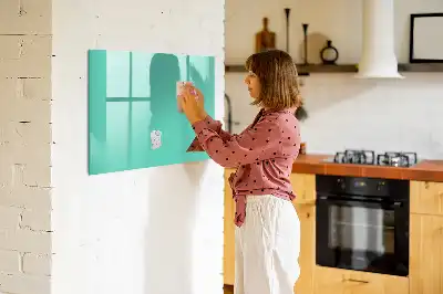 Magnetická kreslící tabule v tyrkysové barvě