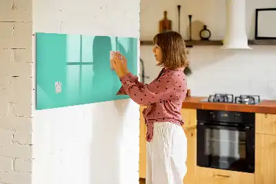 Magnetická kreslící tabule v tyrkysové barvě
