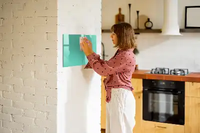 Magnetická kreslící tabule v tyrkysové barvě