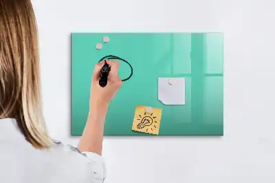 Magnetická kreslící tabule v tyrkysové barvě
