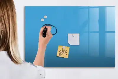 Popisovatelná magnetická tabule světle modrá