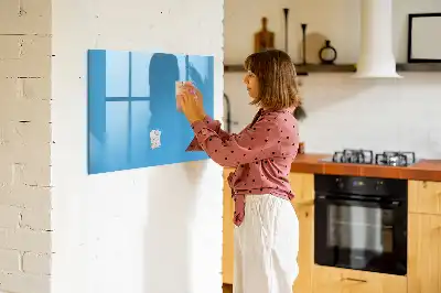 Popisovatelná magnetická tabule světle modrá