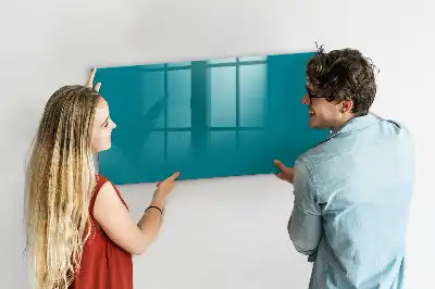 Magnetická kreslící tabule v mořské barvě