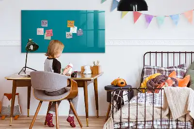 Magnetická kreslící tabule v mořské barvě
