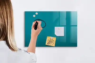 Magnetická kreslící tabule v mořské barvě