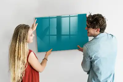 Magnetická kreslící tabule v mořské barvě