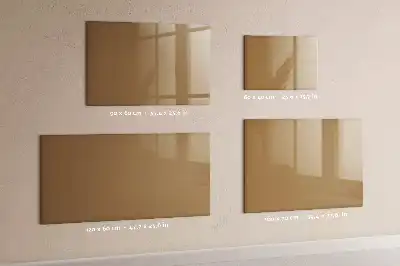 Popisovatelná magnetická tabule v tmavě béžové barvě
