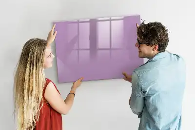 Magnetická kreslící tabule v liliové barvě
