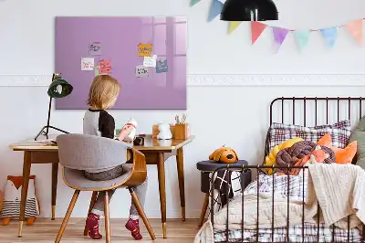 Magnetická kreslící tabule v liliové barvě