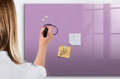 Magnetická kreslící tabule v liliové barvě