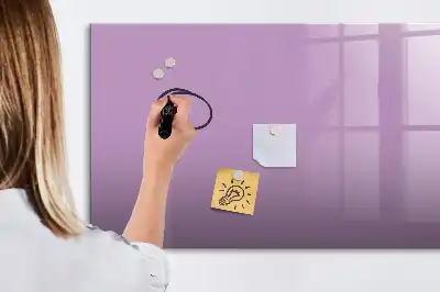 Magnetická kreslící tabule v liliové barvě