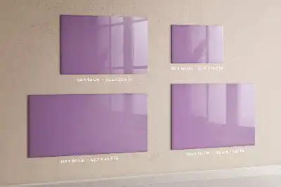 Magnetická kreslící tabule v liliové barvě