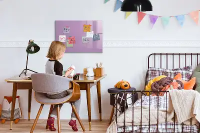 Magnetická kreslící tabule v liliové barvě
