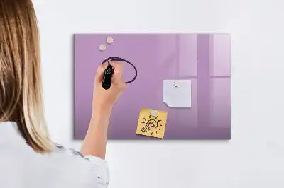 Magnetická kreslící tabule v liliové barvě