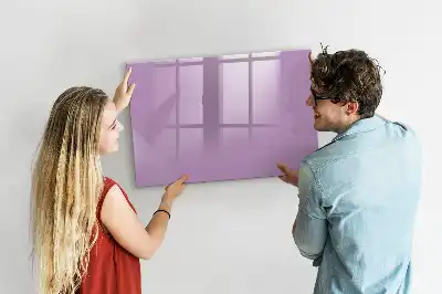 Magnetická kreslící tabule v liliové barvě