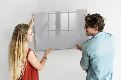 Magnetická popisovatelná tabule ve světle šedé barvě