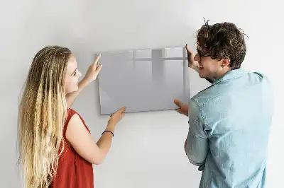Magnetická popisovatelná tabule ve světle šedé barvě