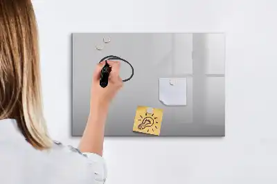 Magnetická popisovatelná tabule ve světle šedé barvě