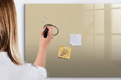 Magnetická kreslící tabule v béžové barvě