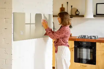 Magnetická kreslící tabule v béžové barvě