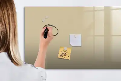 Magnetická kreslící tabule v béžové barvě