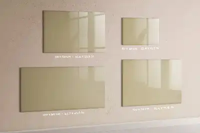 Magnetická kreslící tabule v béžové barvě