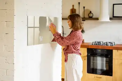Magnetická kreslící tabule v béžové barvě