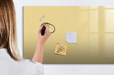 Popisovatelná magnetická tabule v krémové barvě