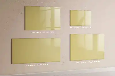 Popisovatelná magnetická tabule v krémové barvě