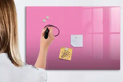 Magnetická kreslící tabule v růžové barvě