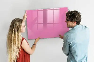 Magnetická kreslící tabule v růžové barvě