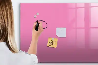 Magnetická kreslící tabule v růžové barvě