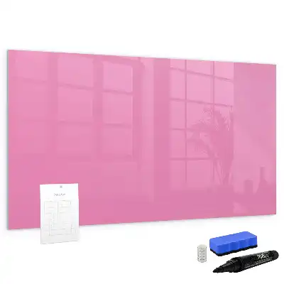 Magnetická kreslící tabule v růžové barvě