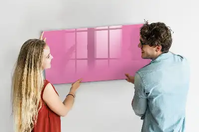 Magnetická kreslící tabule v růžové barvě