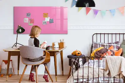 Magnetická kreslící tabule v růžové barvě