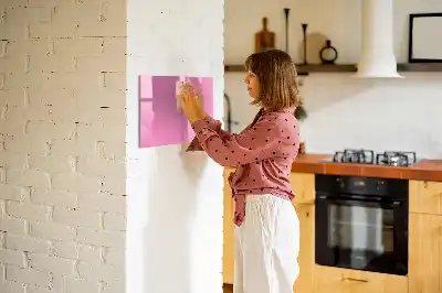 Magnetická kreslící tabule v růžové barvě