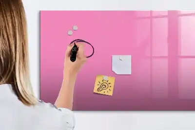 Magnetická kreslící tabule v růžové barvě