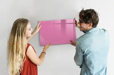 Magnetická kreslící tabule v růžové barvě