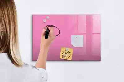 Magnetická kreslící tabule v růžové barvě
