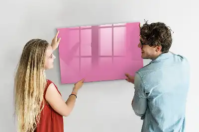 Magnetická kreslící tabule v růžové barvě