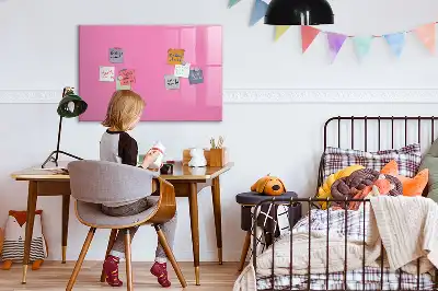 Magnetická kreslící tabule v růžové barvě