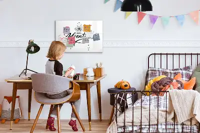 Popisovatelná magnetická tabule s motivem dobrodružství